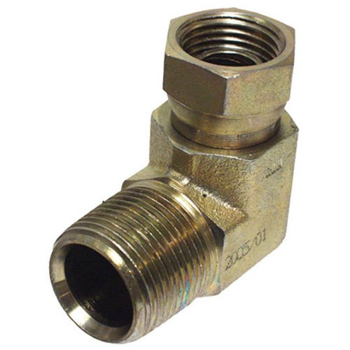 Apache 39005175 1/2' Male Pipe x 1/2' Female Pipe 90° Hydraulic Adapter (Style 1501)