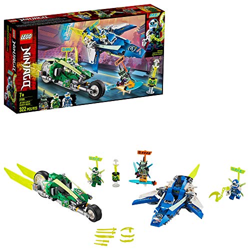 LEGO NINJAGO Jay and Lloyd’s Velocity Racers 71709 Building Kit for Kids and Hot Toys, New 2020 (322 Pieces)