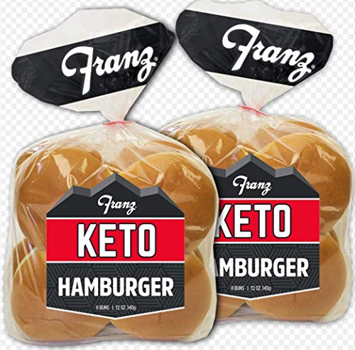 Franz- Keto Hamburger Buns- Zero NET Carbs- 16 Pack