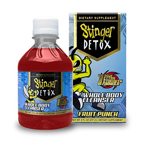 Stinger Detox Whole Body Cleanser 1 Hour Extra Strength Drink – Fruit Punch – 8 FL OZ