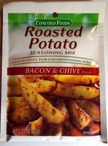 Concord Foods Roasted Potato Seasoning Mix - Bacon & Chive Flavor - 3 of 1.25 oz pkgs
