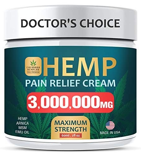Pain Relief Cream - Maximum Strength 3,000,000 MG - Fast Relief from Pain, Ache, Arthritis & Inflammation - Made & 3rd Party Lab Tested in USA