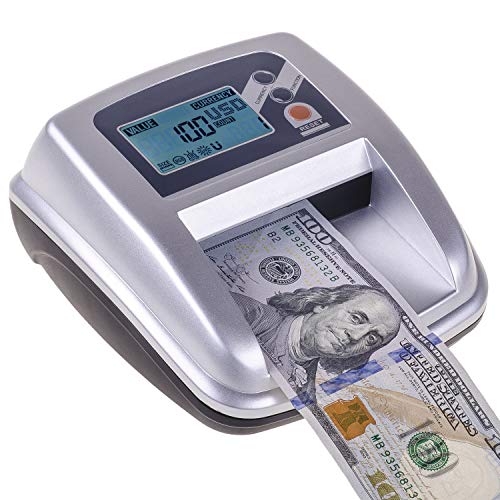 3 in 1 New Counterfeit Bill Detector & Counter with 5 Detection Modes & Bonus Counterfeit pens