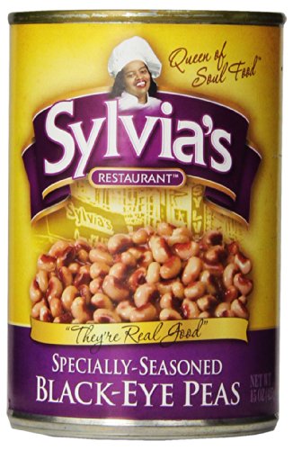 Sylvia's Black Eye Peas, 15 Ounce Package (Pack of 12)