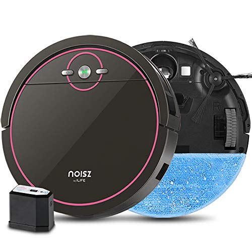 Noisz by ILIFE S5 Pro, 2-in-1 Mopping, Robot Vacuum, with ElectroWall, Automatic Self-Charging, MAX Mode, Water Tank, Tangle-Free, Quiet, Ideal for Pet Care, Hard Floor and Low Pile Carpet.