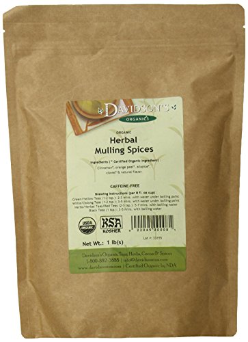 Davidson's Tea Bulk, Loose Mulling Spice, 16-Ounce Bag