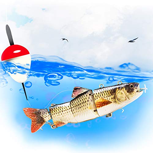 Ufish Robotic Fishing Lure Multi Jointed Swimbaits Hard Lures Electric Swimming Bait Fishing Tackle (Baby Bass)