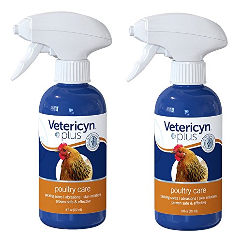 (2 Pack) Vetericyn Plus Poultry Care Spray, 8 oz each