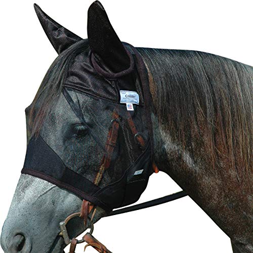 Cashel Quiet Ride Fly Mask with Ears - Horse