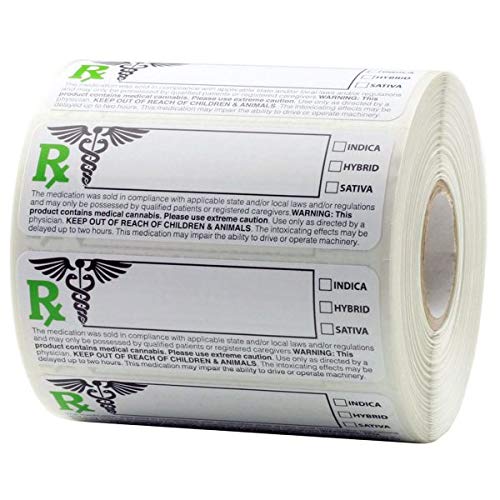 Generic Medical Compliant Identification Labels - 1,000pc Sticker Roll – 3”x1”