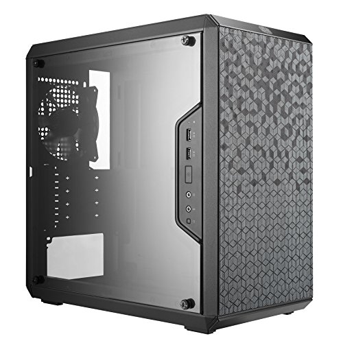 Cooler Master MasterBox Q300L Micro-ATX Tower with Magnetic Design Dust Filter, Transparent Acrylic Side Panel, Adjustable I/O & Fully Ventilated Airflow, Black (MCB-Q300L-KANN-S00)