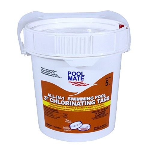 Pool Mate 1-1405M All-in-1 Swimming Pool 3-Inch Chlorinating Tablets, 5-Pound