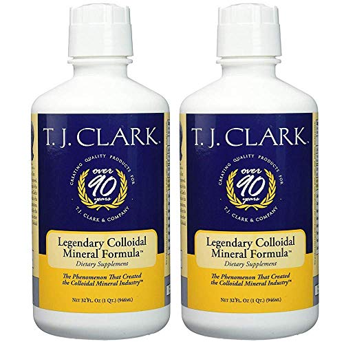 T.J. Clark Legendary Colloidal Mineral Formula 32 fl. oz. (2 Pack) by T. J. Clark