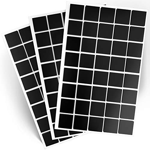 Magnetic Squares - 110 Self Adhesive Magnetic Squares (Each 4/5' x 4/5') - Flexible Sticky Magnets - Peel & Stick Magnetic Sheets - Tape is Alternative to Magnetic Stickers, Magnetic Strip and Roll