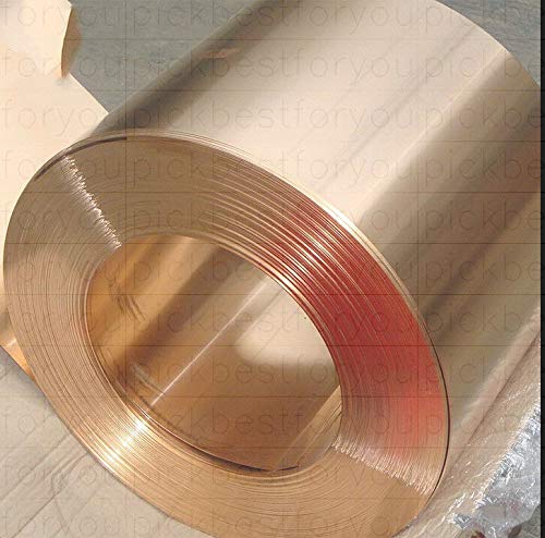 Raw Materials  1X Copper Beryllium Alloy BeCu C17200 Foil Sheet 0.5mm 200mm 2000mm #ML48 QL