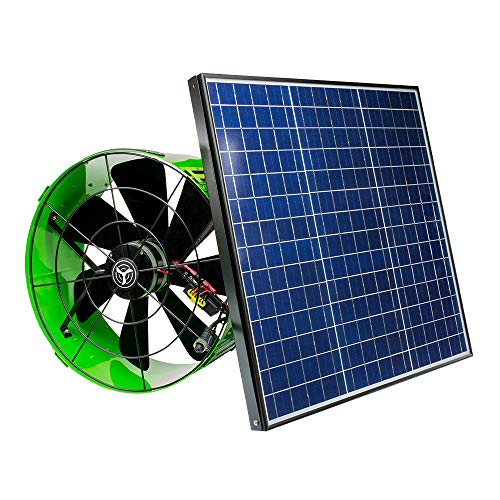 QuietCool 30 Watt Solar Powered Gable Mount Attic Fan