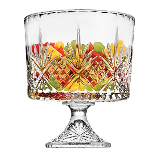 Godinger Gourmet Trifle Bowl Dish - Dublin Crystal Collection