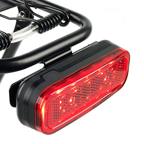 BikeSpark Auto-Sensing Rear Light G4 for Cargo Carrier - 50lm Superbright LED Bike Tail Light with Large-Area Reflector - AAA Battery – IPX4-50/80mm Quick Mount - Made in Taiwan