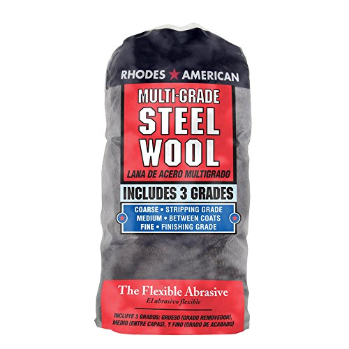 Steel Wool, 12 pad, Assorted Grades, Rhodes American