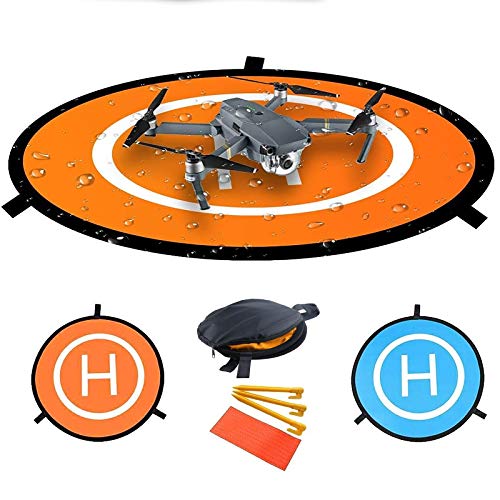 Fstop Labs Drone and Quadcopter Landing Pad Accessories 32 inch, Waterproof Nylon for DJI Tello Mavic Phantom 3 4 Spark Mavic 2 Pro Zoom Air