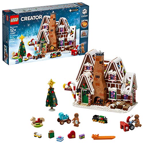 LEGO Creator Expert Gingerbread House 10267 Building Kit, New 2020 (1,477 Pieces)