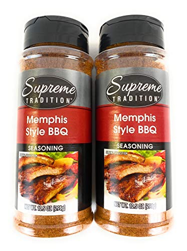 BBQ Seasoning - Supreme Tradition Grill Seasoning (Formerly Blazin Blends) (Memphis Style BBQ, Pack of 2)