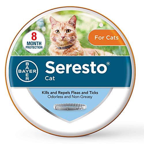 Seresto Flea and Tick Collar for Cats, 8-month Flea and Tick Collar for Cats