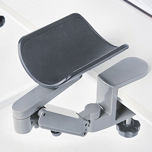 FUZADEL Arm Rests Ergonomic Arm Rest Rotating Computer Arm Rest Support Office Chair Arm Pads Hand Wrist Rest with Wrist Rest 360 Degrees rotatable