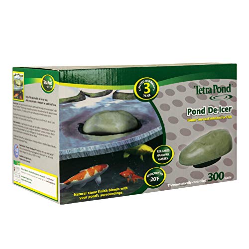 TetraPond De-Icer, Thermostatically Controlled Winter Survival Solution For Fish, UL Listed