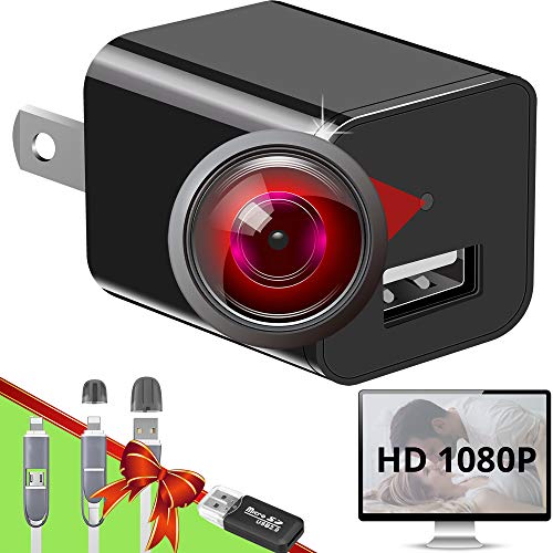 Spy Camera Charger - Hidden Camera - Premium Pack - HD 1080P - Best Spy Camera - USB Charger Camera - Hidden Spy Camera - Hidden Nanny Cam - Mini Spy Camera - Hidden Cam - Surveillance Camera Full HD