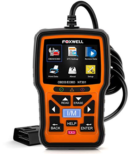 FOXWELL NT301 OBD2 Scanner Professional Mechanic OBDII Diagnostic Code Reader Tool for Check Engine Light