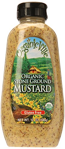 Organicville Stone Ground Organic Mustard, 12 oz