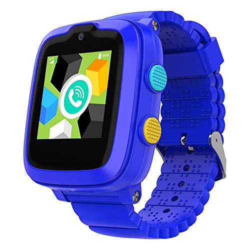 2020 Model - 4G Kids Smartwatch with GPS Tracker | Touch Screen | Remote Monitoring | SOS | Video Call | Safe Zone Gift for Boys/Girls (Blue)