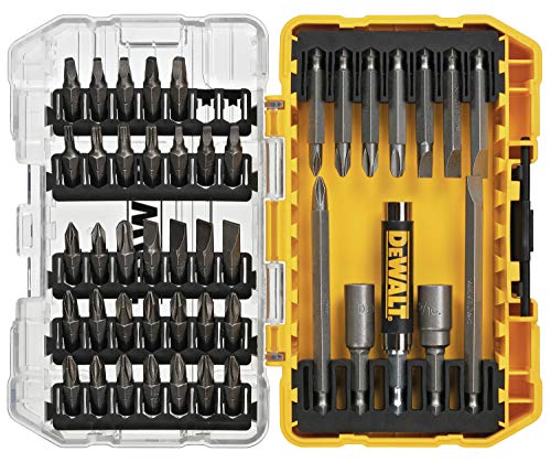 DEWALT Screwdriver Bit Set with Tough Case, 45-Piece (DW2166)