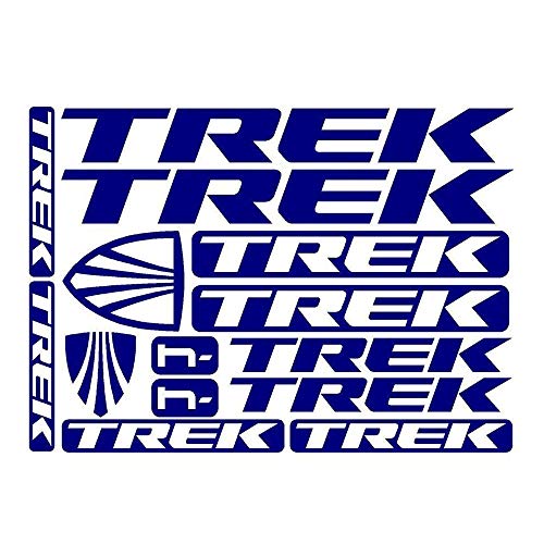 For TREK Bicycle Vinyl Die-Cut Sticker Kit Decal Mountain Bike styling decorative car body sticker RLP02 (BLUE)