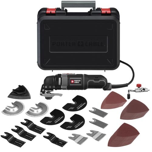 PORTER-CABLE Oscillating Tool Kit, 3-Amp, 52 Pieces (PCE605K52)