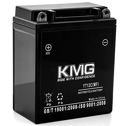 KMG YT12C Sealed Maintenance Free Battery 12V Powersport Motorcycle Scooter ATV