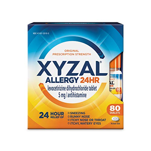 Xyzal Allergy Tablet, 80 Count