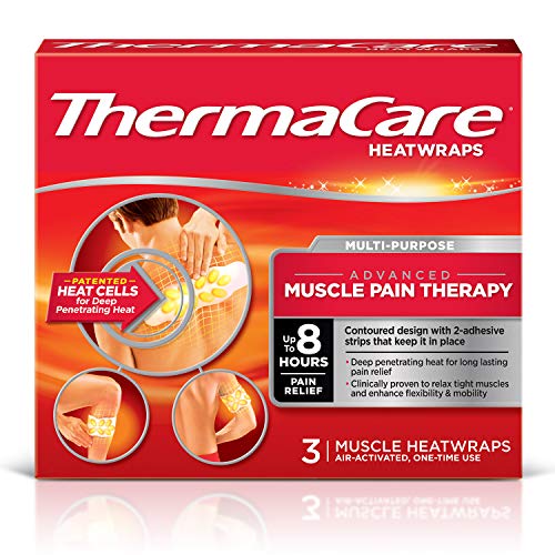 ThermaCare Advanced Back Pain (L-XL Size) and Neck Pain Combo Pack (8 Back Wraps, 1 Neck Wrap) Heatwraps, Up to 16 Hours of Pain Relief, Lower Back & Hip Use, Neck & Wrist & Shoulder Use