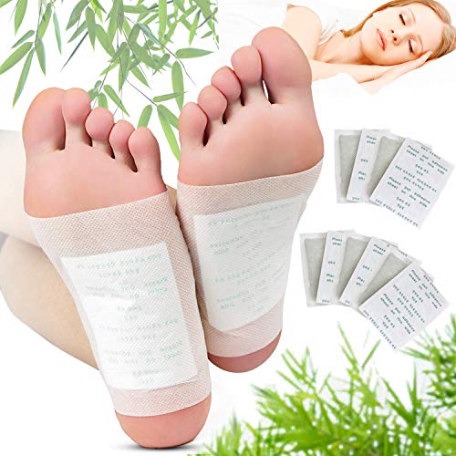 Foot Pads, Kapmore 100 Relief Foot Pads and 100 Adhesive Sheets for Removing Impurities, Relieve Stress Improve Sleep