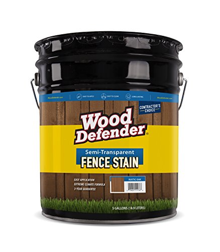 Wood Defender - Semi-Transparent Fence Stain- Sierra - 5 Gallon