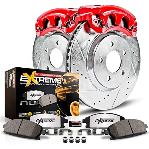 Power Stop KC3167-36 Front Z36 Truck and Tow Brake Kit with Calipers