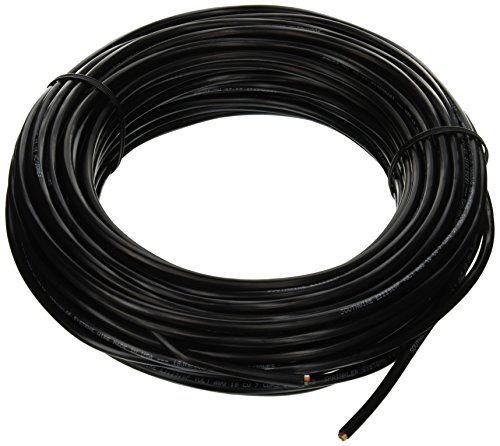 Southwire 49273643 100' 18/7 Multi-Conductor Sprinkler Wire for outdoor use, Black, 100 Ft