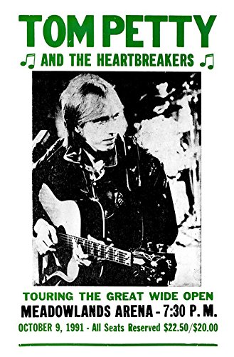 Tom Petty and the Heartbreakers, Concert Poster, Meadowlands, New Jersey