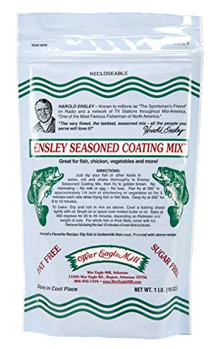 War Eagle Mill Ensley Fish Fry Batter Coating Mix in resealable bag (1 Lb)