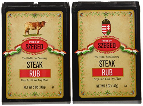 Szeged -Steak Rub / Gourmet Rub / 2 -5 Oz. Tins