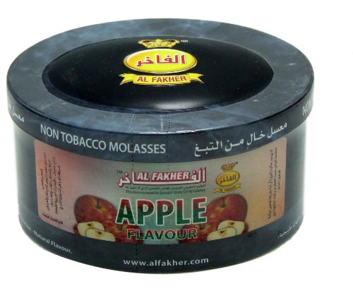 Al Fakher Herbal Shisha Apple Hookah Shisha Molasses Al Fakher 200gr Jar