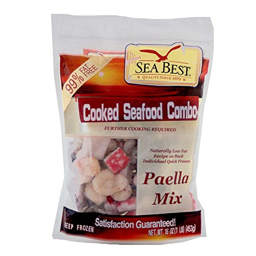 Sea Best Cooked Seafood Combo, 16 Ounce (Pack of 12)