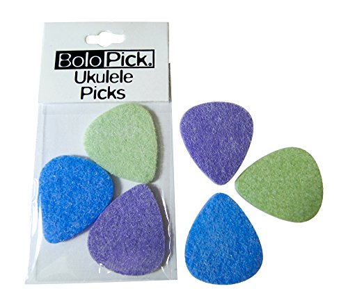 BoloPick Felt Pick for Ukulele 6 Pack (original recipe)