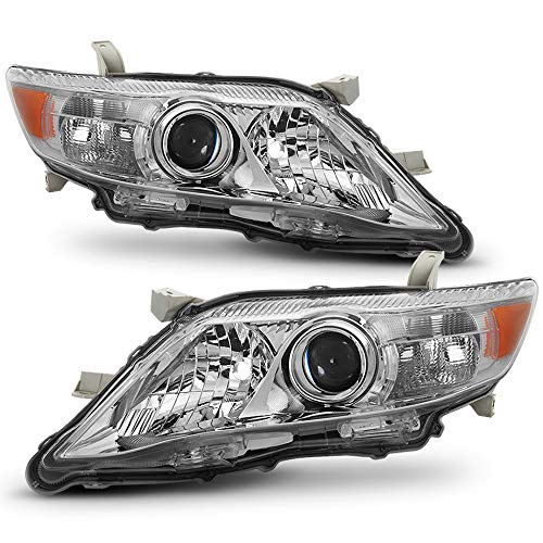 ACANII - For Replacement US Built Model 2010-2011 Toyota Camry Projector Headlights Headlamps Driver + Passenger Side